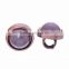 Wholesale Round Purple Pearl Imitation Resin Shank Button