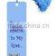 bookmark colorful mini tassels