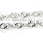 Stainless Steel Singapore Twisted Curb Chain Necklace DIY Waving Chain Jewelry,Unisex
