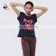 116112007 With Baiw Printing T shirt Dance Top