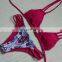 Europe And America Sexy Fashion Printing Bandage Swimming Suit