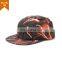 flower fabric dye sublimation 5 panel hats