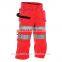 Cotton hi vis safety engineer welder cargo reflective work pants