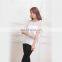 White Bamboo Summer Breathable T-shirt Blouse Home Wear Girls