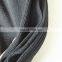 Cotton/polyester black rib knit fabric with 14oz rib fabric