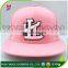 Pink designer fabric wholesale / sports cap acrylic wool fabric / twill hat fabric