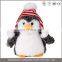 Merry christmas gift toy set cartoon original soft penguin
