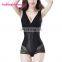 Latest Design Black Slimming Nylon V Neck Lace Underwear Body Shaper For Women Walmart