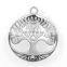 Cheap China Factory Stainless Steel Tree of Life Round Pendants Charms Jewelry Gifts