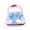 Factory Wholesale Jewelry Gentlewoman Bag Silver Plated Blue Bag Designs School Bag Hanger