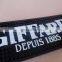 pvc drip rail bar mat with embossing logo