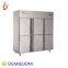 Stainless steel 3-Doors Single Temperature Freezers in refrigeration equipment
