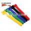 Nylon hook and loop straps cable ties for office/ Colorful cable tie strap tightener