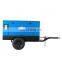 Moving convenient trailer air compressor italy style with reasonable price