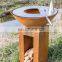Latest product 2018 metal sphere fire pit corten