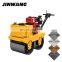 High quality 450mm double drum walk behind vibratory road roller for sale