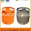 JG Kenya Tanzania 6kg Empty 6kg Gas Cylinder with Gas Burner,Liquid Petrol Gas Cylinder with Brass Valve