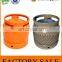 JG Kenya Tanzania 6kg Empty 6kg Gas Cylinder with Gas Burner,Liquid Petrol Gas Cylinder with Brass Valve