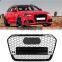 Radiator Bumper Grille Front Upper Chrome Grill 2012-2015 For Audi A6 S6 RS6 C7