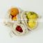 Eco Reusable Cotton Net Vegetables String Shopping Fruit Storage Mesh drawstring Bag
