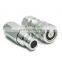 Factory direct supply hydraulic coupler flat face type ISO 16028 hydraulic quick couplings for skid steer loader