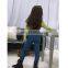 2020 autumn new girls pants high waist slim stretch denim feet pants pencil pants