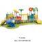 Kids plastic slides, outdoor playground equipment