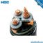 MV 11kv /33kv 150mm2 3C Copper conductor XLPE insulation amoured power cable copper cable