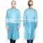 Level 1 Disposable Blue Non-woven PP Waterproof Anti-dust PPE Isolation Gowns Barber Isolation Gown