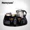 Honeyson new hotel steel electric unique tea kettle set for sale