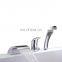 3 Holes Acceptable Price Bathtub Shower Faucet With Shower Hose Waterfall Mixer Tap