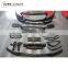 C-CLASS W205 C63 A style body kit 14~16y PP material front bumper grille side skirts trunk spoiler rear bumper exhaust tips
