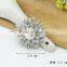 wholsale fashion silver gold crystal rhinestone diamond pearl wedding bouquet airplane brooch