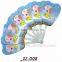 Fancy Design Summer PP Fan Portable Plastic pp hand fan