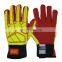 HDD in stock construction yellow TPR and cut silicon coating anti-slip work safety oil and gas gloves