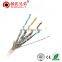 Ultra Flat Ethernet Shield LSZH 1000ft 100m1000mhz price per meters 22awg cat7 CAT6A Cat 7 network Cable