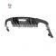 Honghang Factory ABS material Car Rear Lip Gloss Black Diffuser For Mustang GT 2018-2020