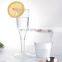 Hot Selling 6.5 Oz  Bachelorette Party Champagne Rose Gold  Rim Disposable Custom Plastic Champagne Flutes