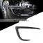 Auto Exterior Decoration Front Fog Lamp Wind Knife For Model Y Carbon Fiber Front Decorative Frame Eyebrow Cover Trim