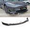 2017-2021 Accessories Carbon Fiber Body Kit Black Front Lip For Tesla Model 3