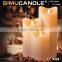 Wedding Decoration LED flameless candle with moving flame and USA, EU patent