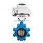 High Performance  AC220V DN50  Cast iron  lug  electric Butterfly Valve