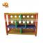 4 Layer Book Rack Movable Bookcases Kids Plastic Bookcase
