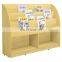 Jingqi Wooden children daycare Book Shelf/kids book shelf/girl boy Labirary furniture