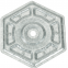 Roofing Fasteners 2-7/8 inch Hex Metal Stress Plate
