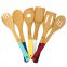 Bamboo kitchen tools /Twinkle bamboo/Wholesale bamboo utensils set with holder