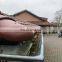 Custom roof drain size brackets aluminium rain gutter
