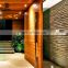Very flat wooden central revolving entrance door is suitable for family apartments