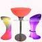 rgb colors glowing party nightclub sofas bar tables outdoor furniture  led light furniture living room sofas party bar table