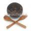 100% Eco-friendly Set Coconut Shell Bowl and Spoon Wholesale high quality beautiful coconut salad bowl made in Vietnam